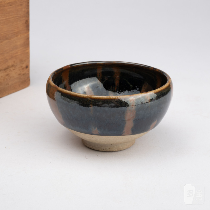    宋 磁州窯鐵鏽斑茶盞 - 图1